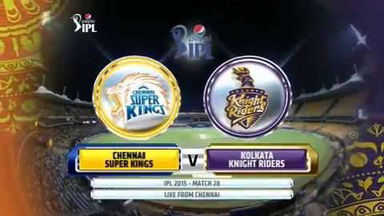 IPL 2015 M28: CSK vs KKR – Match Highlights