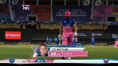 M30: DC vs RR – Jos Buttler Wicket