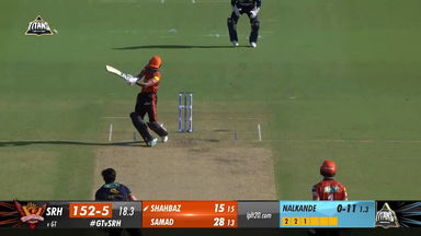 M12: GT vs SRH – Shahbaz Ahmed Six