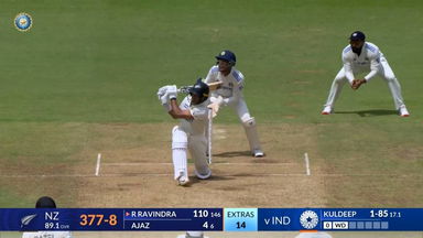 IND vs NZ 2024, 1ST Test: Rachin Ravindra Six