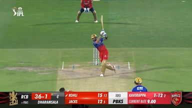 M58: PBKS vs RCB  – Virat Kohli Six