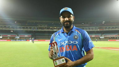 Rohit Sharma delighted to get a century in a winning cause