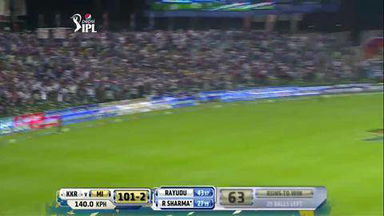 M1: MI vs KKR – Rohit Sharma Six