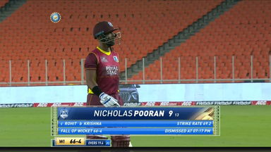 IND vs WI 2022, 2ND ODI: Nicholas Pooran Wicket