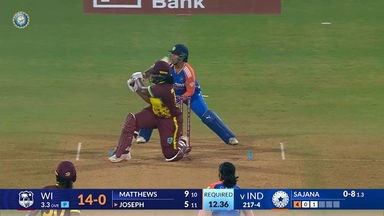IND-W vs WI-W 2024, 3rd T20I: Qiana Joseph Six