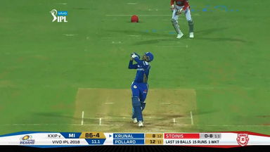 M50: MI vs KXIP – Krunal Pandya Six
