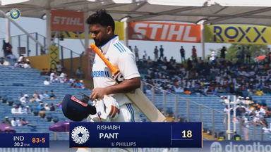 IND vs NZ 2024, 2nd Test: Rishabh Pant Wicket