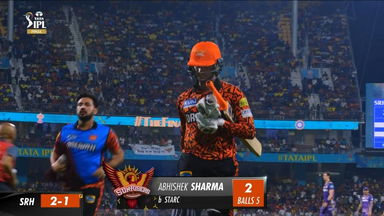Final: KKR vs SRH – Abhishek Sharma Wicket