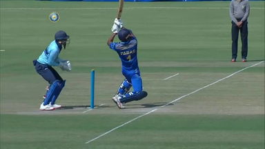 Paras Dogra's fine century against Rajasthan