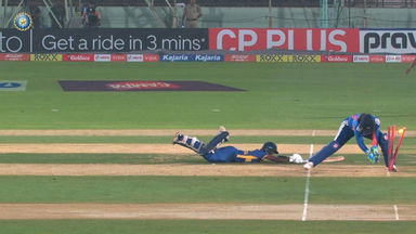 IND-W vs SL-W 2025, 1st T20I: Kavisha Dilhari Wicket