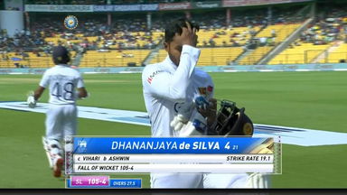 IND vs SL 2022, 2nd Test, Day 3: Dhananjaya de Silva Wicket
