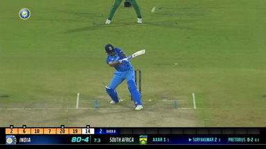IND vs SA 2022, 3RD T20I: Suryakumar Yadav  Six
