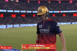 IPL 2026 M54: RCB vs MI - Jacob Bethell Wicket