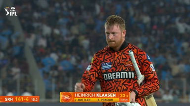 IPL 2025 M51: GT vs SRH - Heinrich Klaasen Wicket