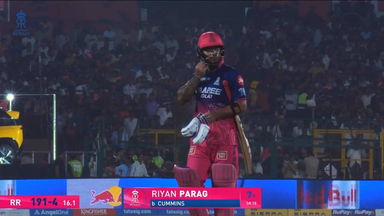 IPL 2026 M36: RR vs SRH - Riyan Parag Wicket