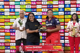 Sierra Super Striker of the Match: Match 16, Royal Challengers Bengaluru vs Mumbai Indians, WPL 2026: Richa Ghosh