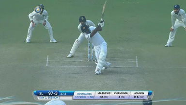 IND vs SL 2017, 3rd Test Day 2: Angelo Mathews Six