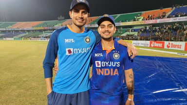 Shubman Gill turns anchor to interview double centurion Ishan Kishan