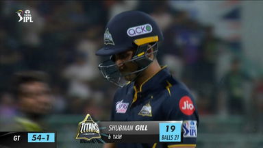 M21: LSG vs GT – Shubman Gill Wicket