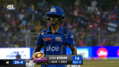 M14: MI vs RR – Ishan Kishan Wicket