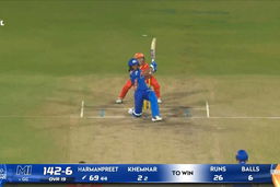 Six: Match 19, Gujarat Giants vs Mumbai Indians, WPL 2026: Harmanpreet Kaur Six