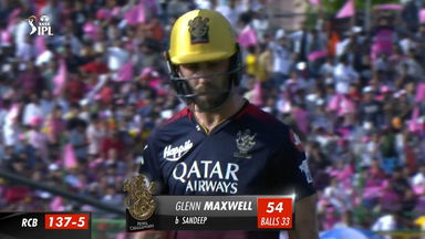 M60: RR vs RCB –  Glenn Maxwell Wicket