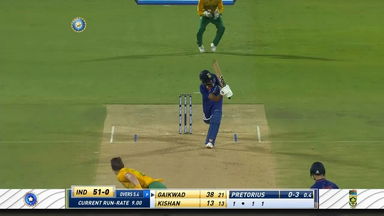 IND vs SA 2022, 3RD T20I: Ruturaj  Gaikwad Six