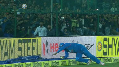 Super Suresh Saves a SIX!