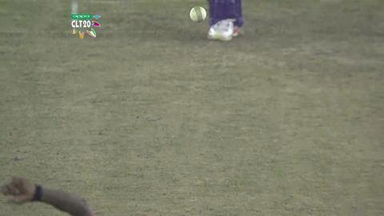 M2: KXIP vs HOB –  Travis Birt Wicket