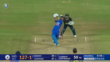 IND vs AUS 2023-24, 2ND T20I: Ishan Kishan Six