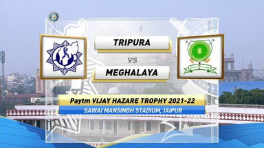 Vijay Hazare Trophy 2021-22, Tripura v Meghalaya: Match Highlights