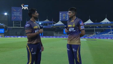 On the mic with Shubman and Tripathi