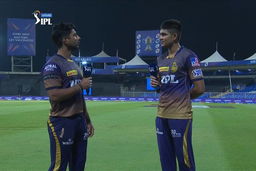 On the mic with Shubman and Tripathi