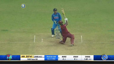 IND vs WI 2018, 3rd ODI: Ashley Nurse Six