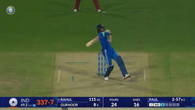 IND vs WI 2026, 3rd ODI: KL Rahul Six