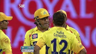 Match 49 MI vs CSK – Rayudu's Wicket