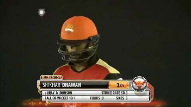 M27: KXIP vs SRH – Shikhar Dhawan Wicket