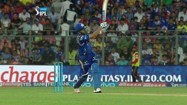 M14: MI vs RCB – Rohit Sharma Six