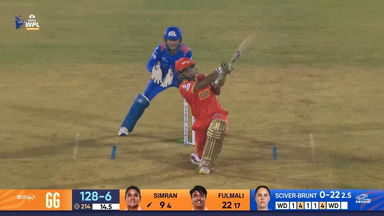 Six: Eliminator, Mumbai Indians vs Gujarat Giants, WPL 2025: Simran Shaikh Six