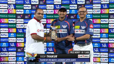 M21: LSG vs GT – Player of the Match – Yash Thakur