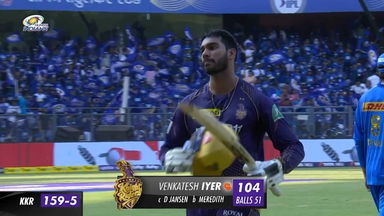 M22: MI vs KKR –  Venkatesh Iyer  Wicket