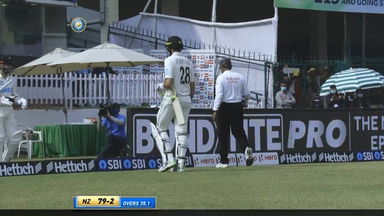 IND vs NZ 2021, 1st Test, Day 5: William Somerville Wicket