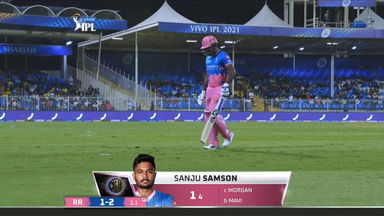M54: KKR vs RR – Sanju Samson Wicket