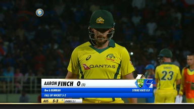 IND vs AUS 2019, 1st T20I: Aaron Finch Wicket