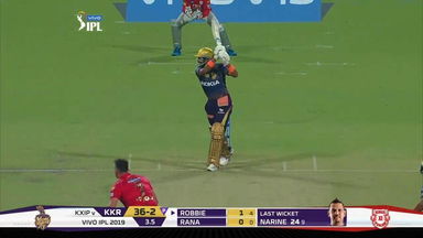 M06: KKR vs KXIP – Robin Uthappa Six