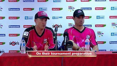CLT20 2012 M23: LIO vs SYD – Press Conference - Brad Haddin & Michael Lumb