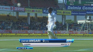 IND vs ENG 2016 - 2nd Test, day 5 : Zafar Ansari Wicket