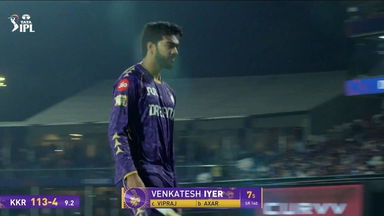 IPL 2025 M48: DC vs KKR - Venkatesh Iyer Wicket