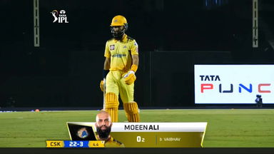 M11: CSK vs PBKS – Moeen Ali Wicket