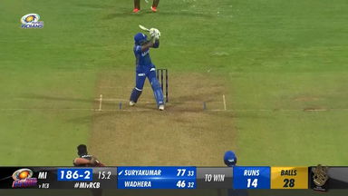M54: MI vs RCB – Suryakumar Yadav Six